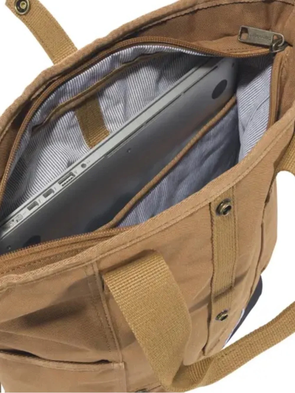 Carhartt Brown Canvas Convertible Tote Backpack